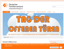 Tablet Screenshot of dfv-thueringen.de